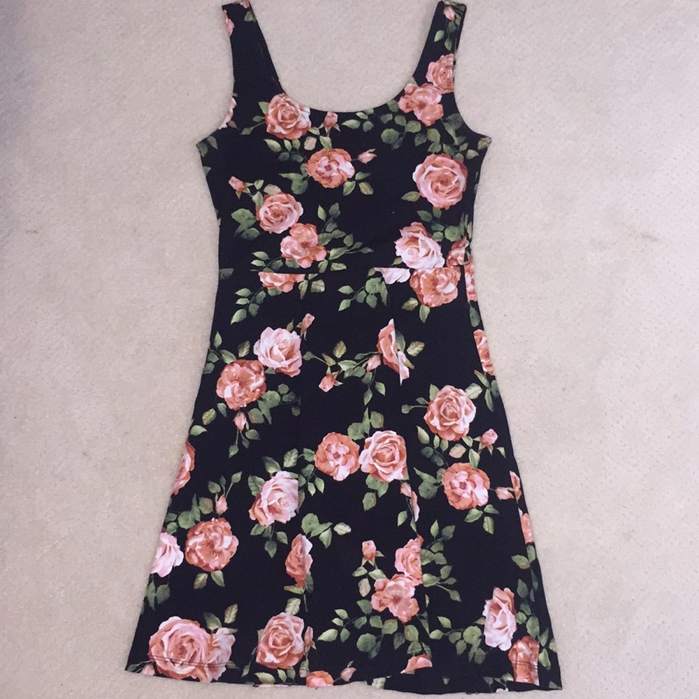 F21 floral dress